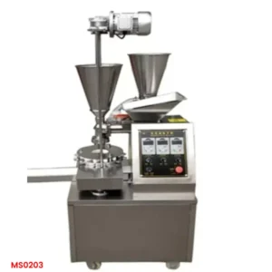 Buy Fully Automatic Dim Sum/Momo Making Machine Best Price in Nepal . High-speed 4000 pcs/hr capacity. 1-year warranty, 220V.