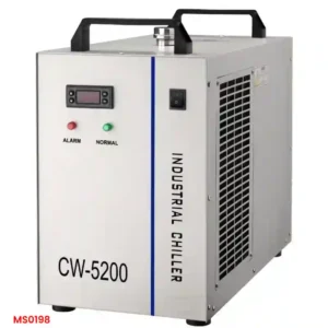 Buy Industrial Water Chiller Machine Best Price in Nepal. Air cooling system with 1.56 kW refrigeration, 6L tank, digital display.