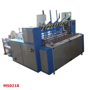 Toilet Roll Making Machine in Nepal with a 10,000 rolls/day capacity. Automatic operation, 3” inner diameter.
