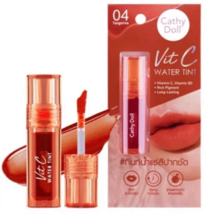 Shade 04 Lip Tint Vitamin C Hydrating Fresh Long Lasting Water Liptint Cosmetic Lip Product For Women