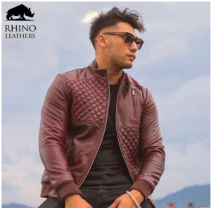Rhino Leather Men's Genuine Leather Jacket