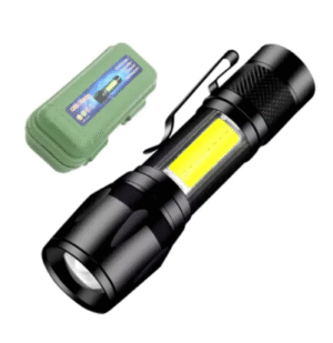 USB Rechargable LED Tactical Powerful Mini Zoomable Torch light