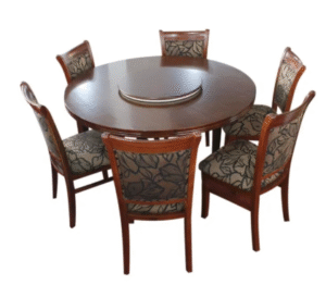 Luxury Round Dining Table Corian top