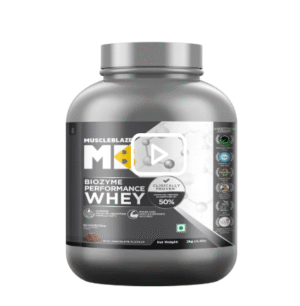 MuscleBlaze Biozyme Performance Whey Protein 2kg Chocolate Flavor Labdoor USA Certified with 25g Protein 11.75g EAA 5.5g BCAA 4.4g Glutamine