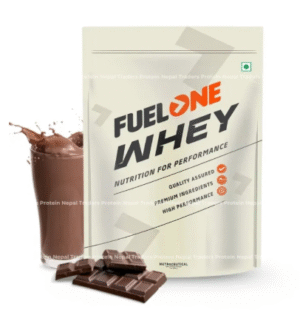 MuscleBlaze Fuel One Whey Protein Powder 1kg Chocolate Flavor 24g Protein 5.3g BCAA 11.3g EAA 4.2g Glutamine