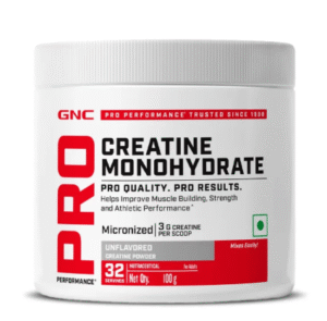 GNC Creatine Monohydrate 3000mg- 100g (3.1g Serving) Unflavored With Micronized For Faster Absorption, Boost Energy, Muscle Volume & Performance